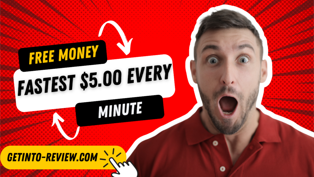 Fastest $5.00 Every Minute For FREE (Make Money Online 2024)