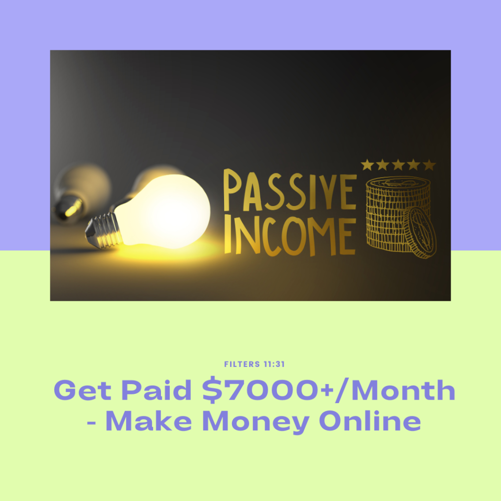 Now Playing: Get Paid $7000+ Month 🤑 In Passive Income – Make Money Online